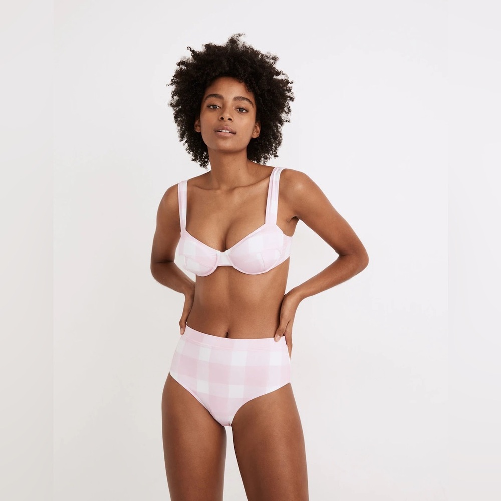 NWT Solid & Striped Lilo Bikini Bottom in Painted Gingham